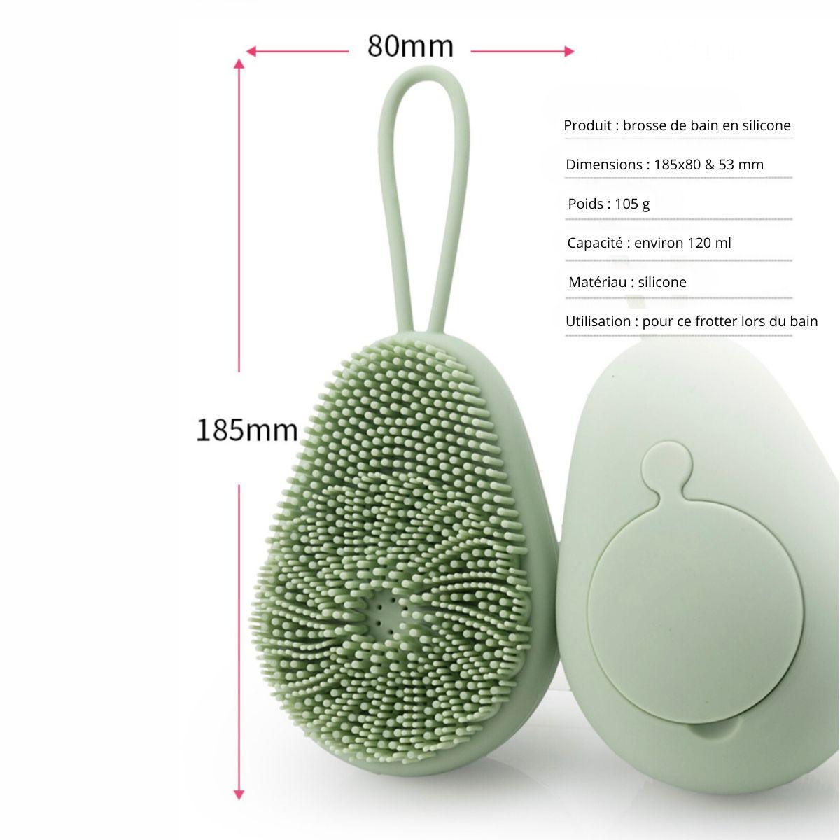 Silicone Massage Shower Brush - Cascade