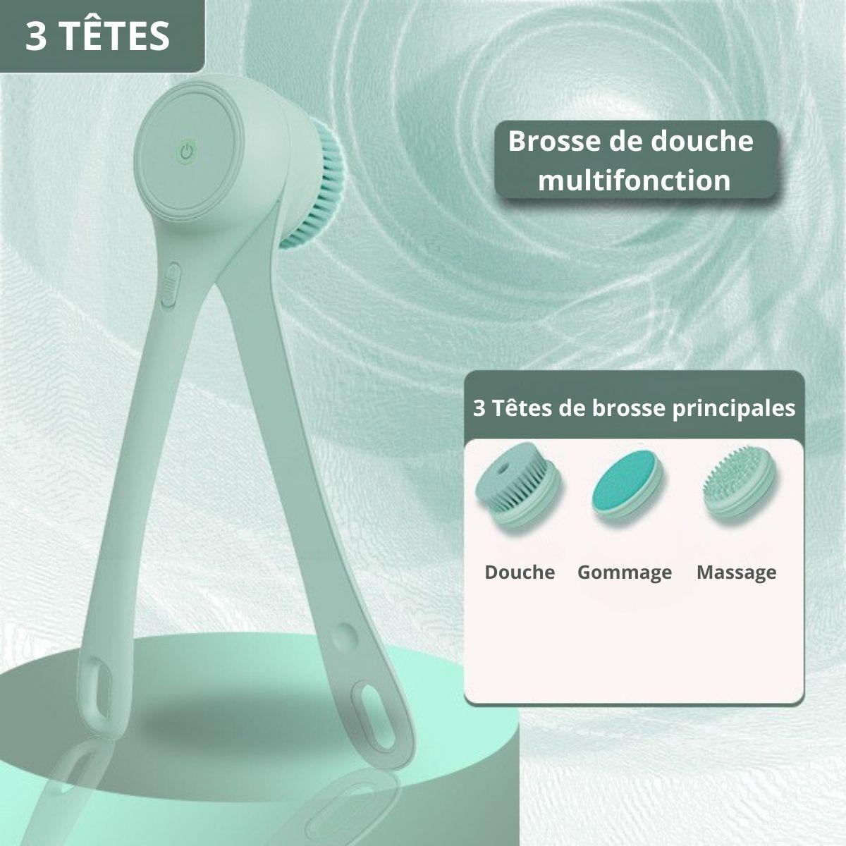 Brosse de bain électrique "Douceur Émeraude"