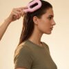 Cascadhe brossant cheveux textures boucles 3c-4a en lumiere golden hour